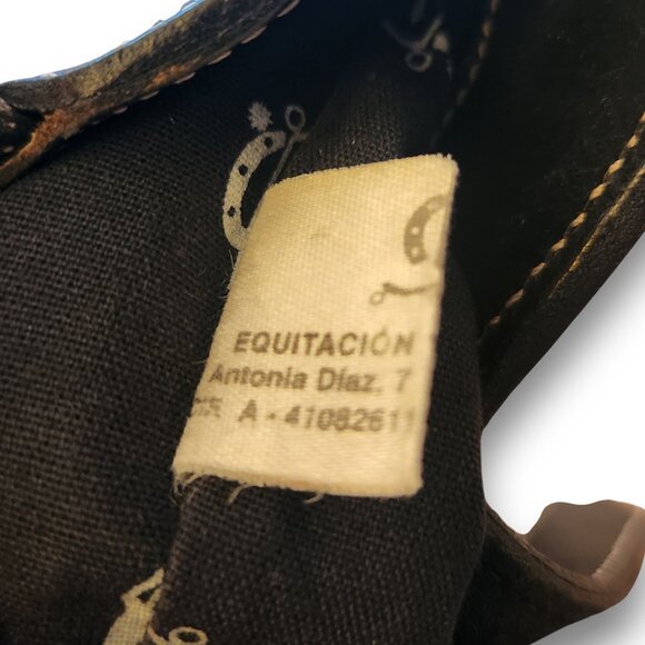 El Caballo Spanish Black Leather Shoulder Bag - Picture 15 of 15